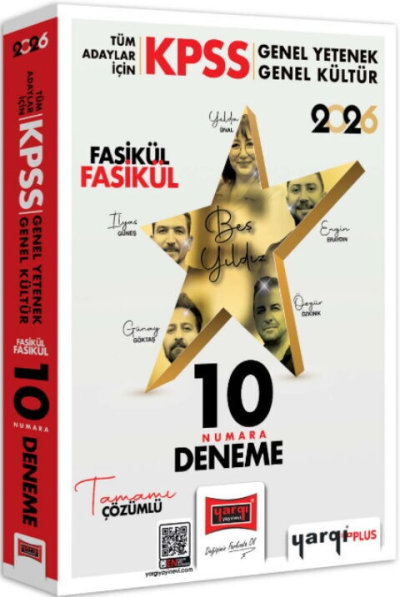KPSS Tüm Adaylar İçin GK-GY Tüm Dersler Fasikül Fasikül On Numara 5 Yıldız 10 Deneme Yargı Yayınları Vivo Fotokopi Merkezi