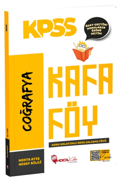 KPSS Coğrafya Konu Anlatımlı Kafa Föy Hoca Kafası Vivo Fotokopi Merkezi