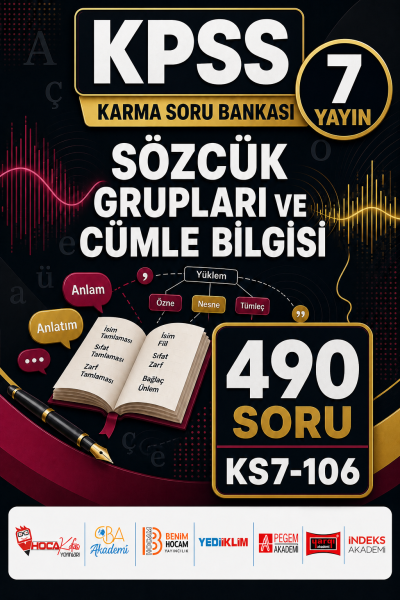Sözcük Grupları ve Cümle Bilgisi 7 Yayın 490 Soru Vivo Fotokopi Merkezi