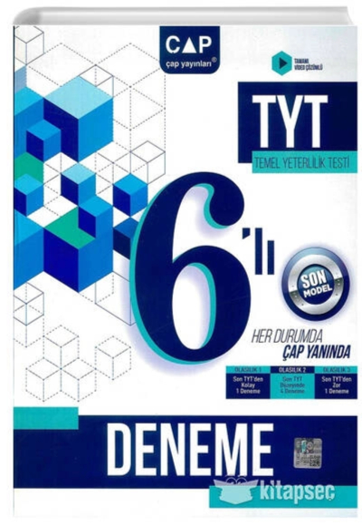 TYT 6 lı Deneme Video Çözümlü Vivo Fotokopi Merkezi