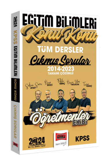 2024 KPSS Eğitim Bilimleri Öğretmenler Ekibi Tüm Dersler Tamamı Çözümlü Son 10 Yıl Konu Konu Çıkmış Sorular (2014-2023) Vivo Fotokopi Merkezi