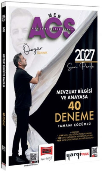 MEB-AGS Mevzuat Bilgisi ve Anayasa 40 Deneme Çözümlü Yargı Yayınları Vivo Fotokopi Merkezi