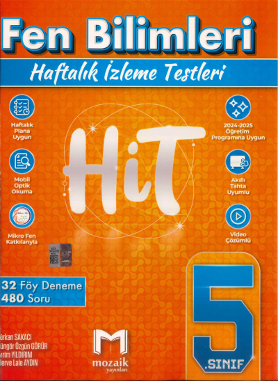 Mozaik 5. Sınıf Fen Bilimleri HİT 32 Deneme Mozaik Yayınları Vivo Fotokopi Merkezi