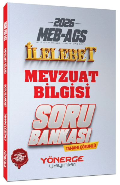 2026 MEB-AGS Mevzuat Bilgisi İlelebet Soru Bankası Çözümlü Yönerge Yayınları Vivo Fotokopi Merkezi