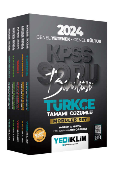 2024 KPSS GY GK Modüler Set Soru Bankası TÜRKÇE Vivo Fotokopi Merkezi