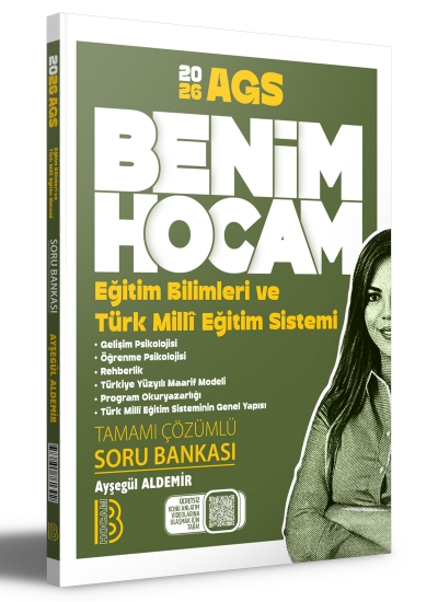 2026 Eğitim Bilimleri ve Türk Milli Eğitim Sistemi Tamamı Çözümlü Soru Bankası AYŞEGÜL HOCA Benim Hocam Yayınları Vivo Fotokopi Merkezi
