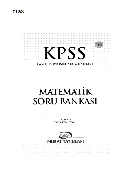 KPSS MATEMATİK SORU BANKASI ÇÖZÜMLÜ Vivo Fotokopi Merkezi
