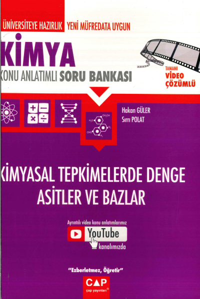 KİMYASAL TEPKİMELERDE DENGE ASİTLER VE BAZLAR KONU ANLATIMLI SORU BANKASI Vivo Fotokopi Merkezi