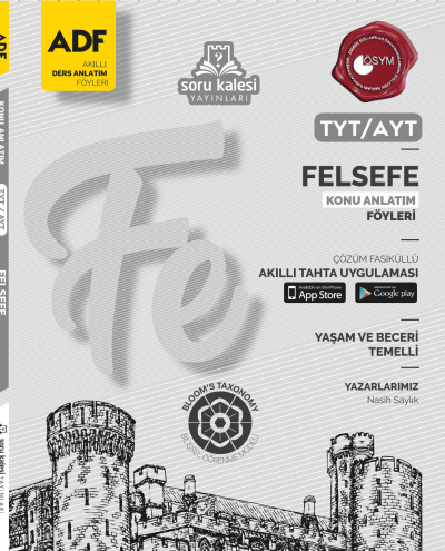 TYT AYT Felsefe Konu Anlatım Föyü Soru Kalesi Yayınları Vivo Fotokopi Merkezi