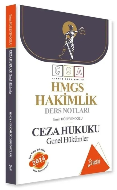 Çıkmış Soru Analizli Ceza Hukuku Genel Hükümler Hakimlik Ders Notları Yetki Yayıncılık Vivo Fotokopi Merkezi