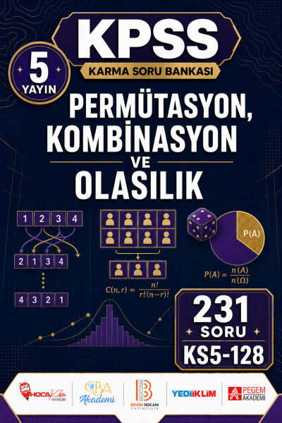 Permütasyon, Kombinasyon ve Olasılık 5 Yayın 231 Soru Vivo Fotokopi Merkezi