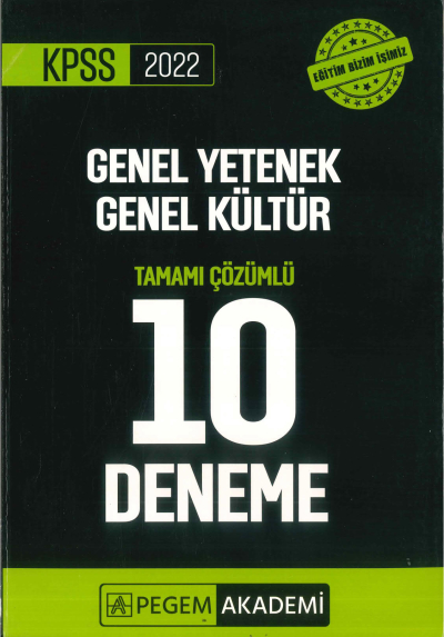 GKGY 10'LU PAKET DENEME ÇÖZÜMLÜ Vivo Fotokopi Merkezi