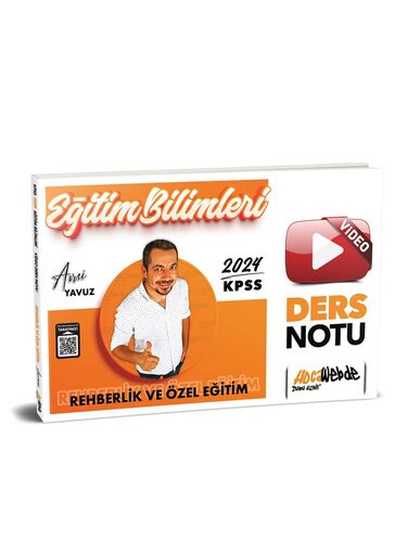 2024 KPSS Eğitim Bilimleri Rehberlik ve Özel Eğitim Video Ders Notları Vivo Fotokopi Merkezi