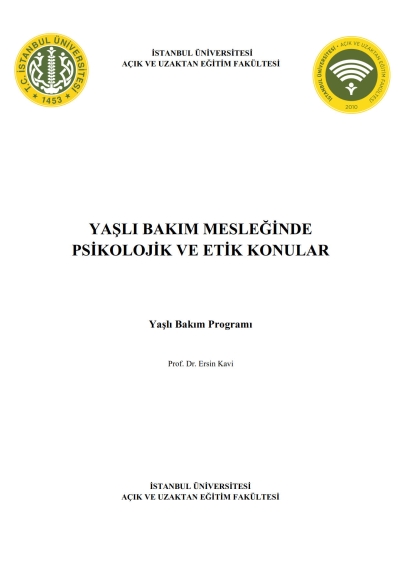 Yaşlı Bakım Mesleğinde Psikolojik ve Etik Konular Vivo Fotokopi Merkezi