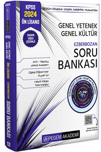 2024 KPSS Genel Yetenek Genel Kültür Ön Lisans Ezberbozan Soru Bankası Vivo Fotokopi Merkezi