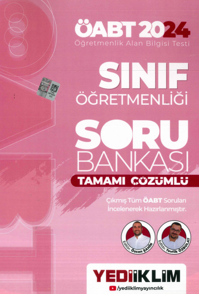 SINIF ÖĞRETMENLİĞİ SORU BANKASI TAMAMI ÇÖZÜMLÜ