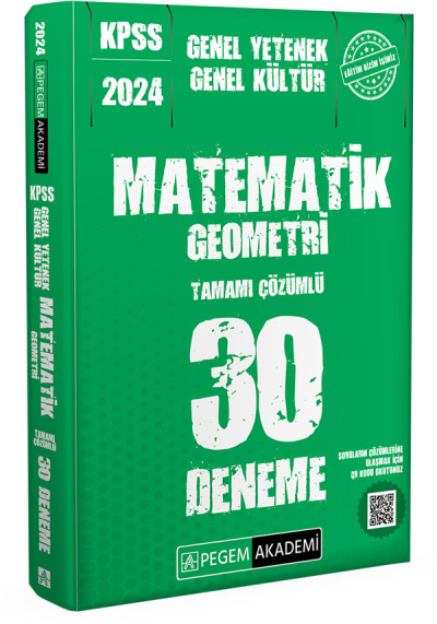 2024 KPSS Genel Kültür Genel Yetenek Matematik-Geometri 30 Deneme Vivo Fotokopi Merkezi