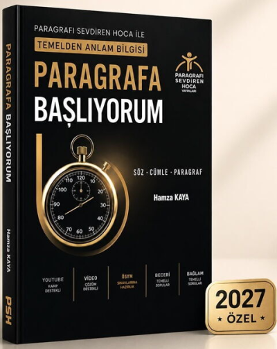 Paragrafa Başlıyorum Temelden Anlam Bilgisi Paragrafı Sevdiren Hoca Yayınları Hamza Kaya Vivo Fotokopi Merkezi
