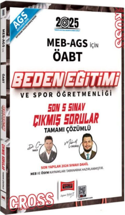 2025 ÖABT MEB-AGS Beden Eğitimi Öğretmenliği CROSS Çıkmış Sorular Son 5 Sınav Çözümlü Yargı Yayınları Vivo Fotokopi Merkezi