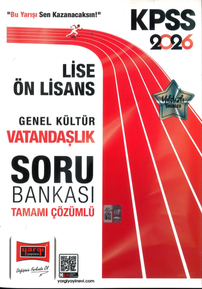 VATANDAŞLIK 2026 KPSS Lise Ön Lisans GK-GY Tüm Dersler Tamamı Çözümlü Modüler Soru Bankası Yargı Yayınları