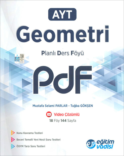AYT Geometri Planlı Ders Föyü PDF Eğitim Vadisi Yayınları Vivo Fotokopi Merkezi