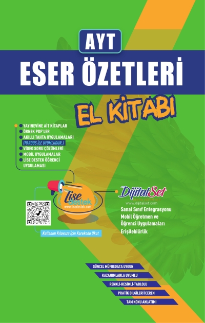 YKS AYT Eser Özetleri El Kitabı Yayın Denizi Yayınları Vivo Fotokopi Merkezi