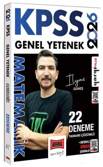 2026 KPSS Genel Yetenek Tamamı Çözümlü Matematik 22 Deneme (İlyas Güneş) Yargı Yayınları Vivo Fotokopi Merkezi