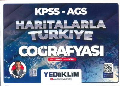 2026 KPSS AGS Haritalarla Türkiye Coğrafyası Hem Konu Hem Soru Hakan Bileyen Yediiklim Yayınları Vivo Fotokopi Merkezi