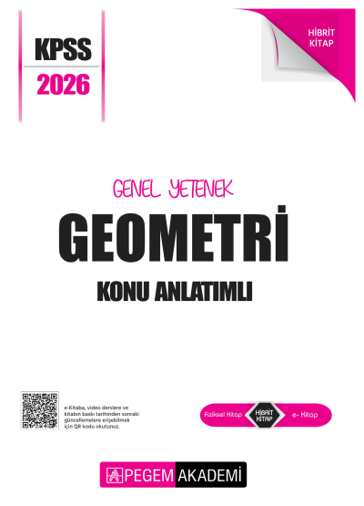 GEOMETRİ 2026 KPSS Genel Yetenek Genel Kültür Lisans Konu Anlatımlı Modüler Set Pegem Yayınları Vivo Fotokopi Merkezi