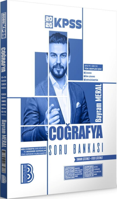 2026 KPSS Coğrafya Tamamı Çözümlü Soru Bankası Benim Hocam Yayınları Vivo Fotokopi Merkezi