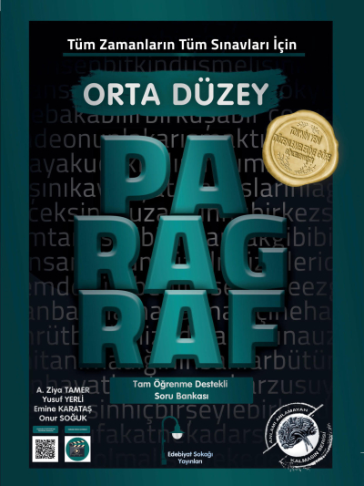 Tüm Zamanların Tüm Sınavları İçin Orta Düzey Paragraf Soru Bankası Edebiyat Sokağı Vivo Fotokopi Merkezi