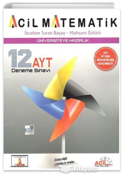 AYT Matematiğin İlacı 12 Denemeleri Özel Baskı Acil Yayınları Vivo Fotokopi Merkezi