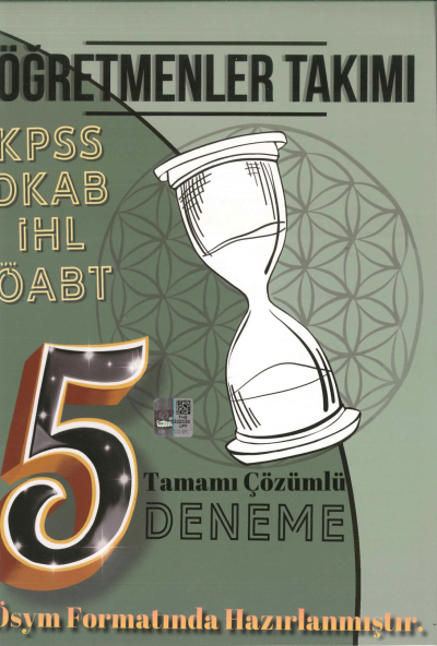ÖĞRETMENLER TAKIMI DKAB İHL TAMAMI ÇÖZÜMLÜ 5 DENEME Vivo Fotokopi Merkezi