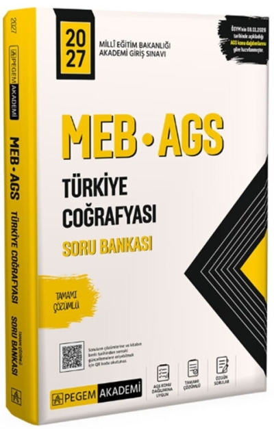 MEB AGS Türkiye Coğrafyası Soru Bankası Pegem Yayınları Vivo Fotokopi Merkezi