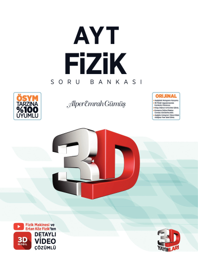 3D AYT Fizik Soru Bankası Vivo Fotokopi Merkezi