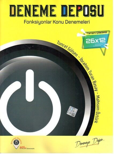 TYT Fonksiyonlar Konu Denemeleri Deneme Deposu Acil Yayınları Vivo Fotokopi Merkezi