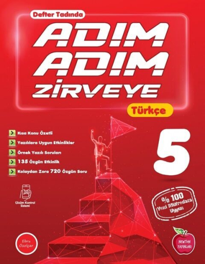 5. Sınıf Adım Adım Zirveye Türkçe Konu Anlatımlı Soru Bankası Newton Yayınları Vivo Fotokopi Merkezi