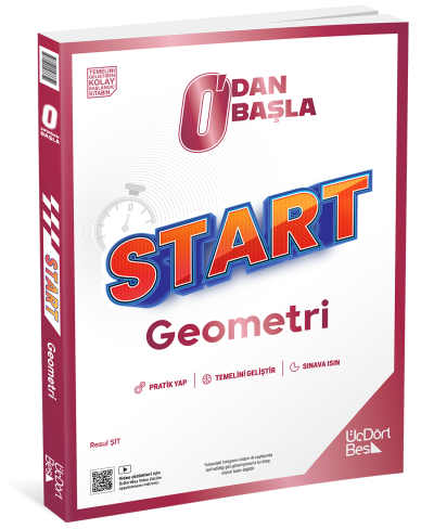 2027 Sıfırdan Başla Start Geometri ÜçDörtBeş Yayınları Vivo Fotokopi Merkezi