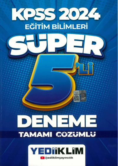 SÜPER 5'lİ DENEME TAMAMI ÇÖZÜMLÜ