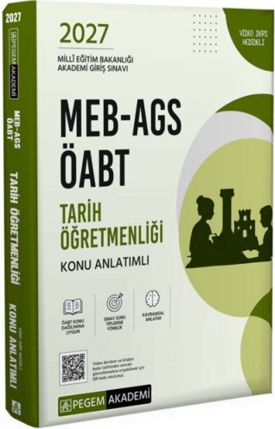 MEB AGS ÖABT Tarih Öğretmenliği Konu Anlatımlı Pegem Yayınları Vivo Fotokopi Merkezi