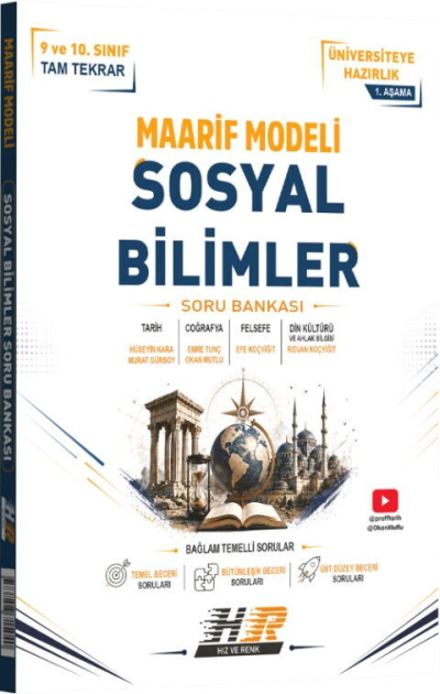 TYT Sosyal Bilimler Maarif Modeli Soru Bankası Hız ve Renk Yayınları Vivo Fotokopi Merkezi