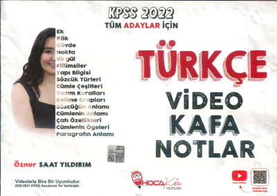 TÜRKÇE VİDEO KAFA NOTLAR