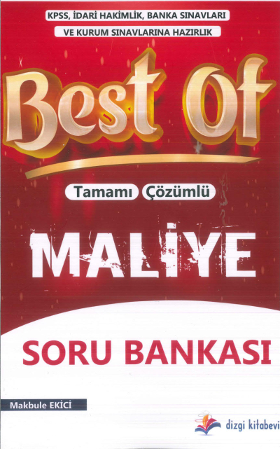 2025 Best Of Tamamı Çözümlü Maliye Soru Bankası Makbule Ekici Dizgi Kitap Vivo Fotokopi Merkezi