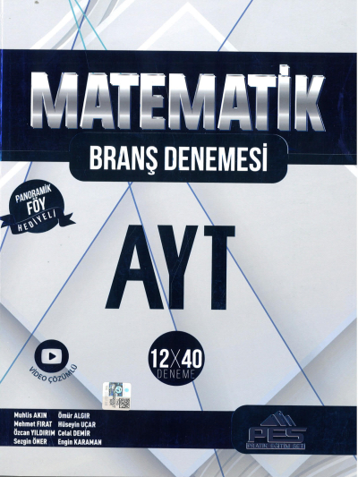 AYT Matematik 12x40 Denemeleri Vivo Fotokopi Merkezi