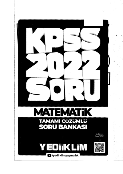 2022 KPSS GY GK MATEMATİK Soru Bankası MODÜLER Vivo Fotokopi Merkezi