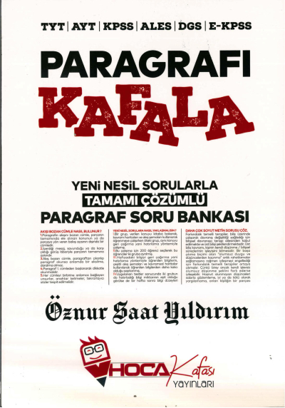 PARAGRAFI KAFALA ÇÖZÜMLÜ SORU BANKASI TÜM ADAYLAR İÇİN Vivo Fotokopi Merkezi