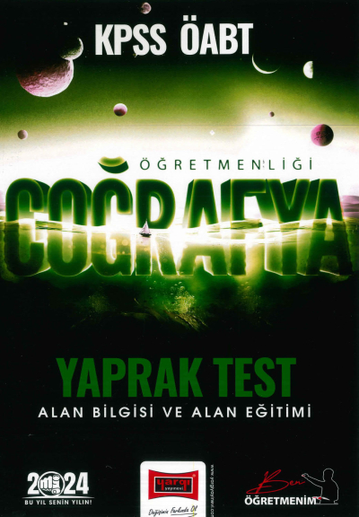 COĞRAFYA ÖĞRETMENLİĞİ YAPRAK TEST ALAN BİLGİSİ-ALAN EĞİTİMİ Vivo Fotokopi Merkezi