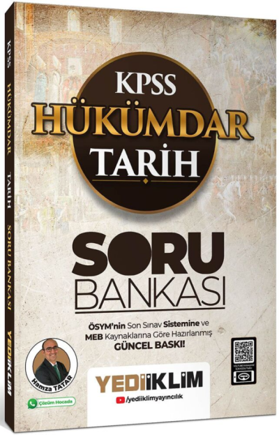 KPSS Tarih Hükümdar Soru Bankası Yediiklim Yayınları Vivo Fotokopi Merkezi