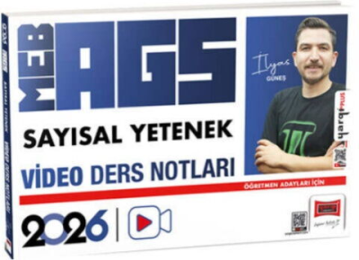 2026 MEB-AGS Öğretmen Adayları İçin Sayısal Yetenek Video Ders Notları (İlyas Güneş) Yargı Yayınları Vivo Fotokopi Merkezi