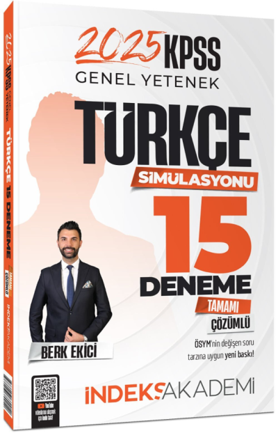 2025 KPSS Türkçe Simülasyonu 15 Deneme Çözümlü İndeks Akademi